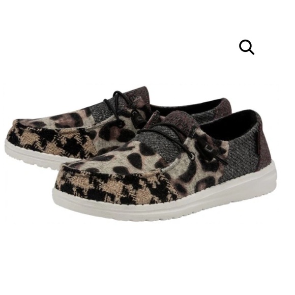 Hey Dude Womens Wendy Slip On Shoes- Patchwork Java - Picture 4 of 16